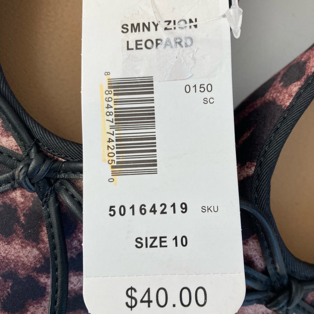 SM New York (Steve Madden) Leopard Print Ballerina Flats Brand-New Size 10 NWT - Picture 3 of 7